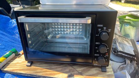 Black Countertop Toaster Oven