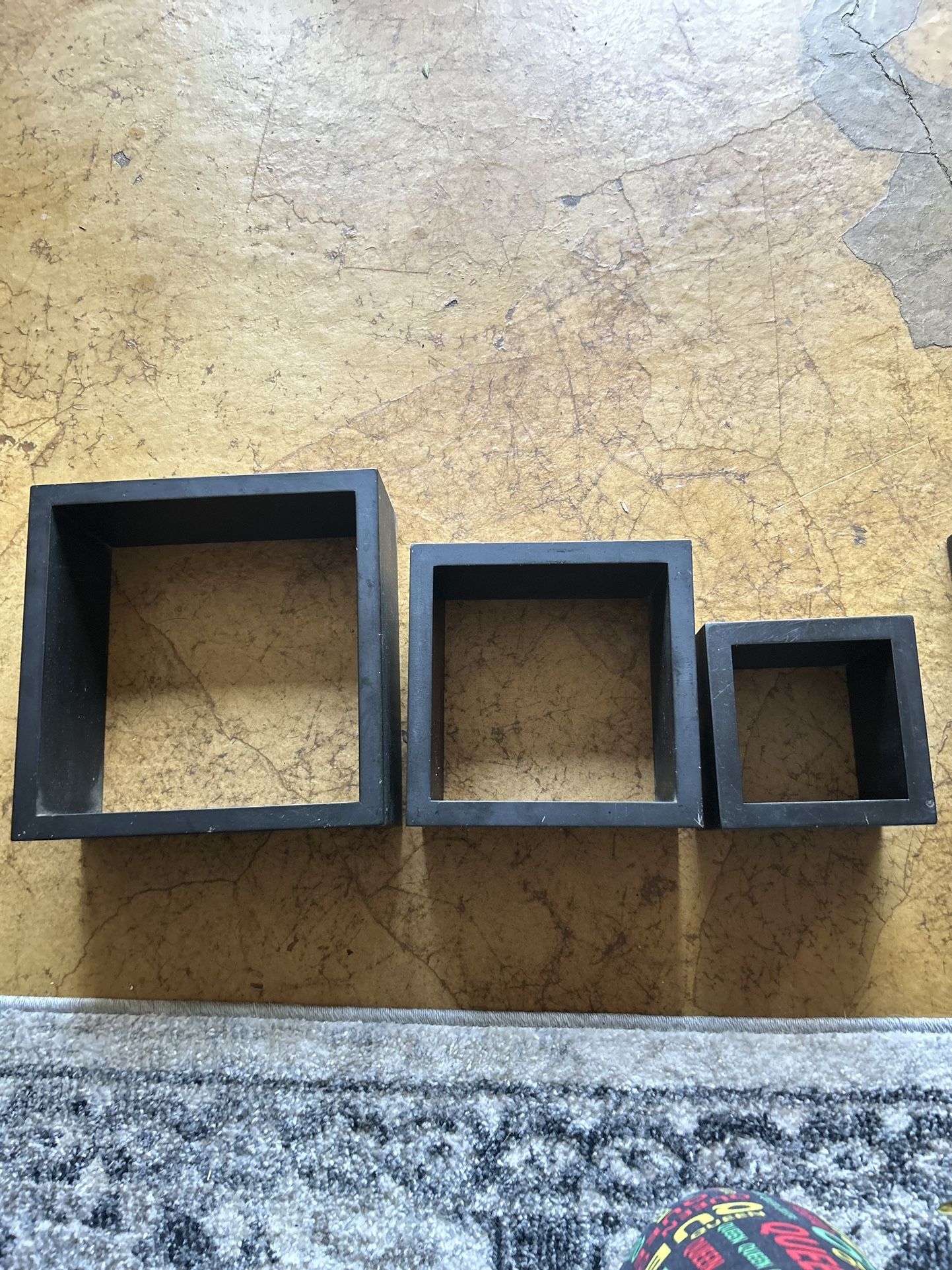 Storage Cubes Floating Bookcase, Space Saver