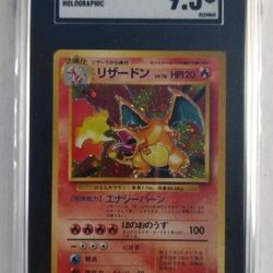 1996 pokemon base set japanese charizard holo #006 sgc 9.5 possible PSA 10