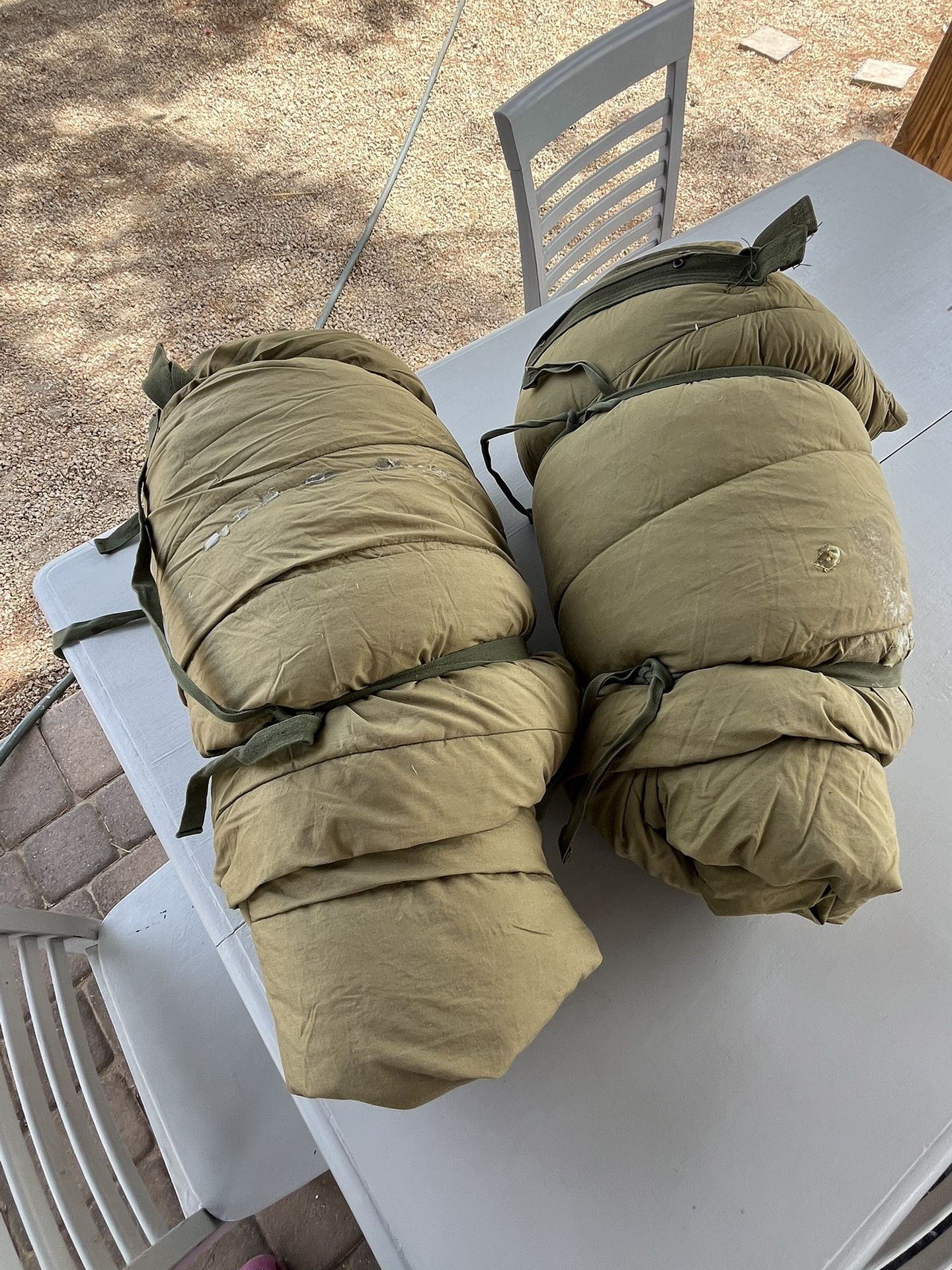 Military Grad Feather Mummy Sleeping Bags