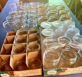 Mixed size Canning jars - 54x