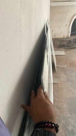Wall size, mirrors, old school, Scottsdale mirror, thick glass
