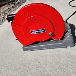 cut-off saw - Jepson
wheel size: 14"10x22x16H"
works good
