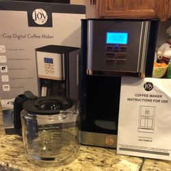 JOY Kitchen 12 Cup Digital Coffee Maker 