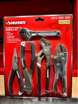 5-piece Husky plier kit