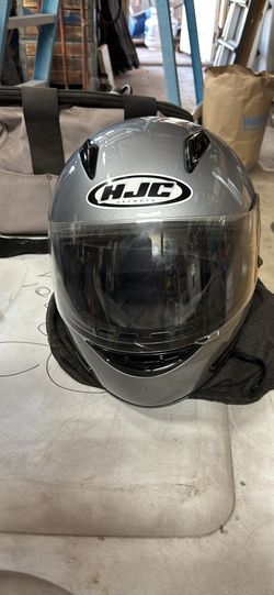BRAND NEW HJC Full Face Motorcycle Helmet Silver