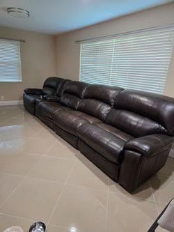 5 Pc Sofa with 3 Recliners