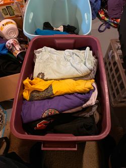 Giant bin of XL and 2XL T-Shirts