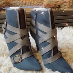 Shoe Dazzle “Booties, BRADI” Stiletto Heels