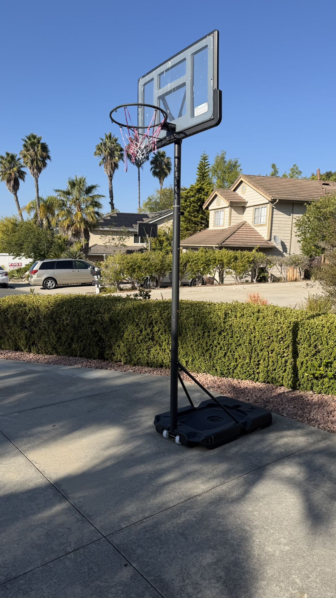 Portable Basketball Hoop and Ball
