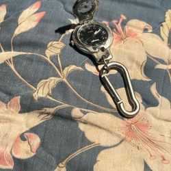 Wrangler Pocket Watch With Compass