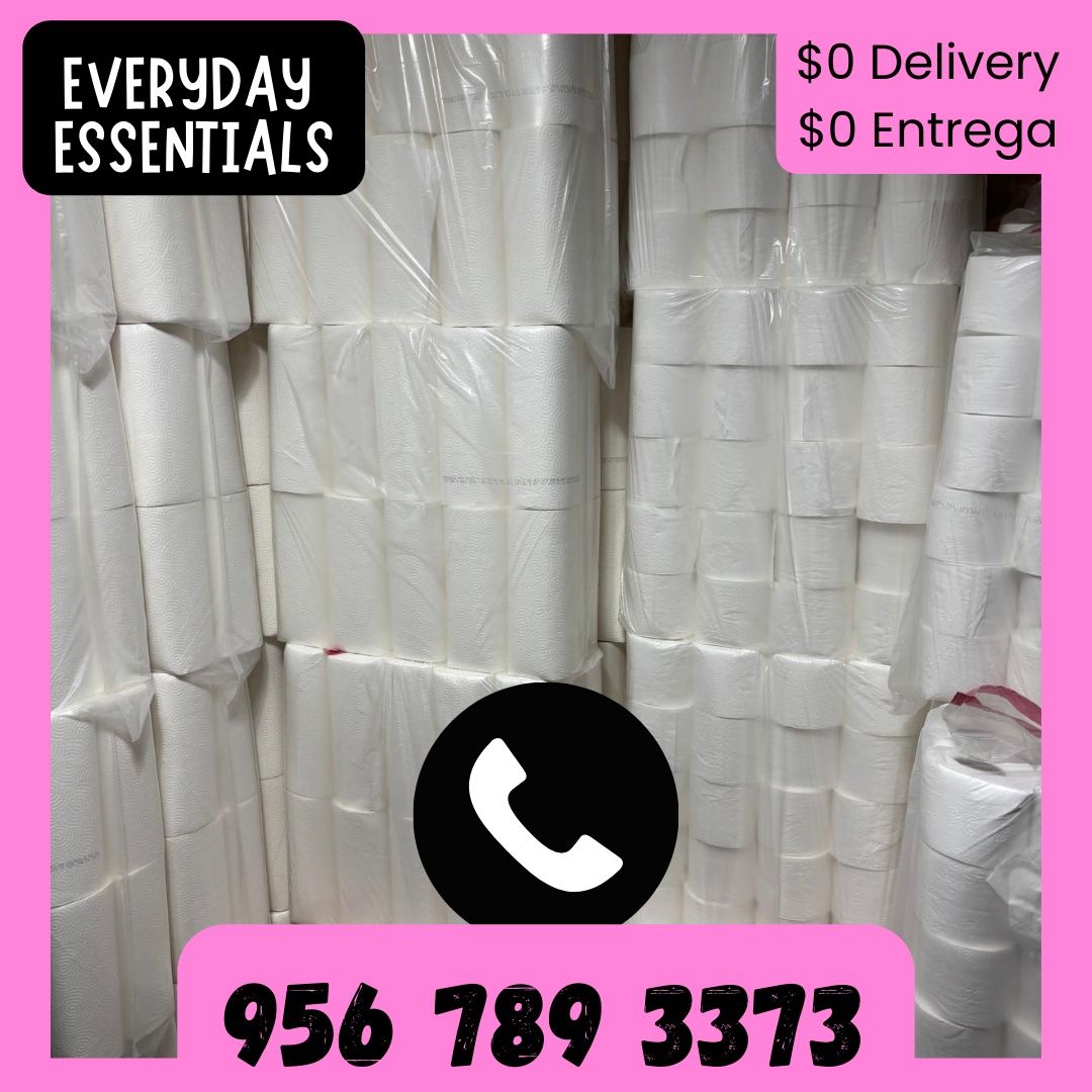 Cleaning Supplies & Toilet Paper