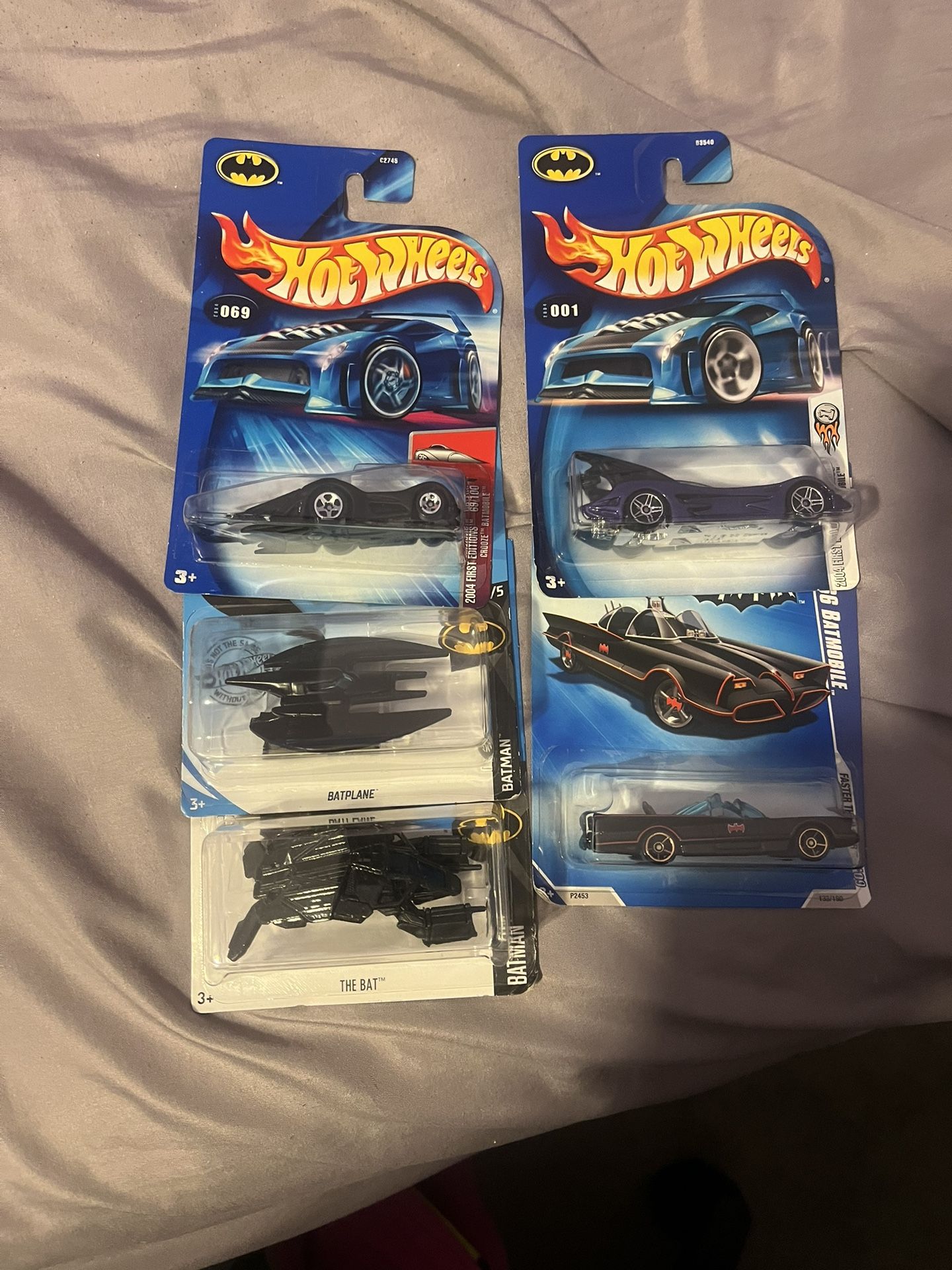 5 Unique Batman Cars. $15