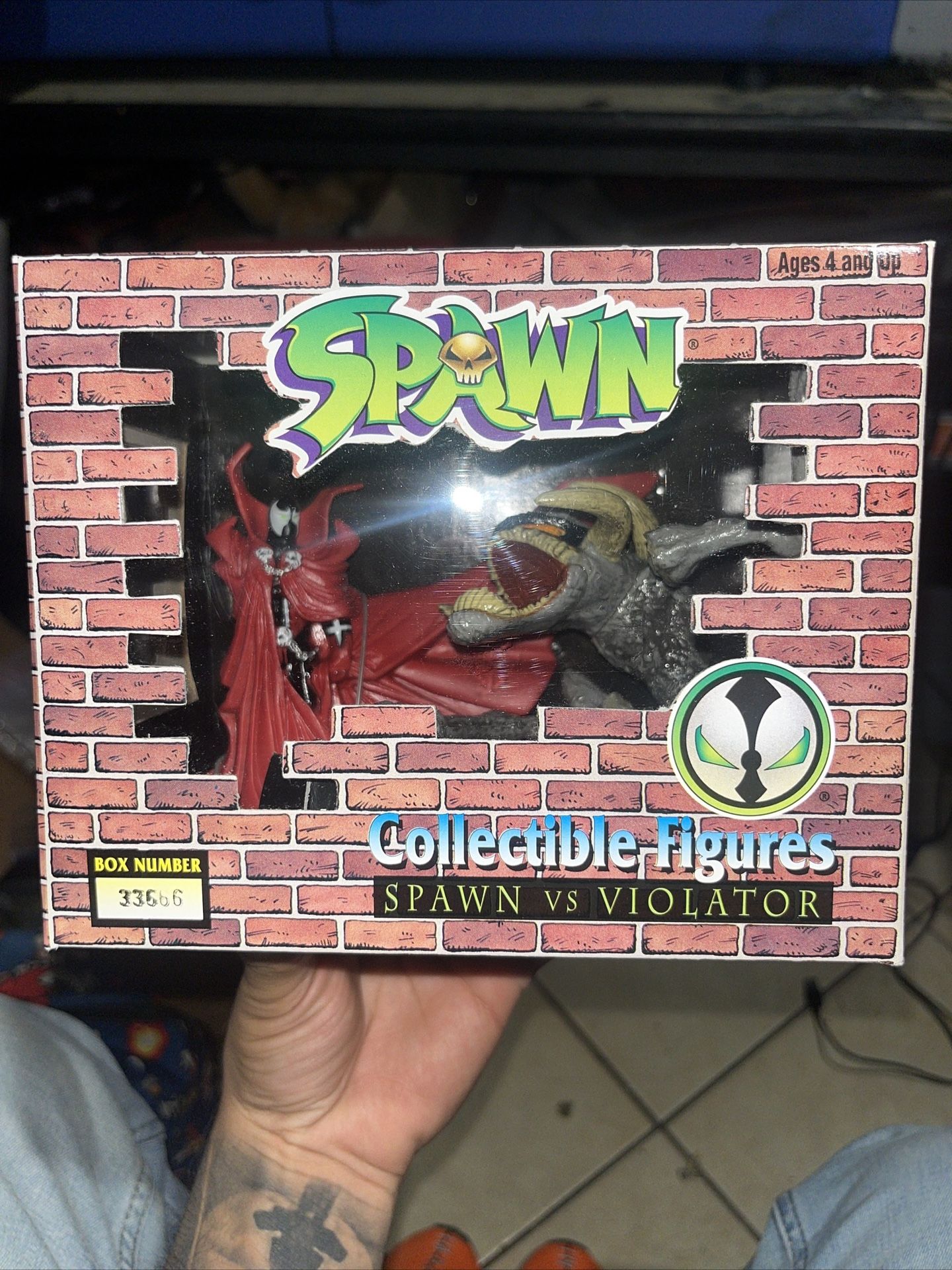 Vintage 1994 Todd Toys Special Limited Run Spawn vs Violator Numbered Box Set