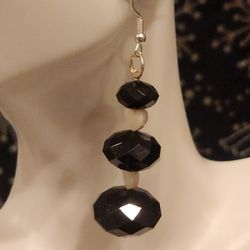 White Shell Heart Earrings