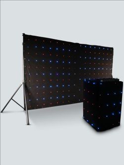 Chauvet DJ Motion Set LED – 6.6x9.8ft Drape & Facade w/ Multi-Controller & Bag