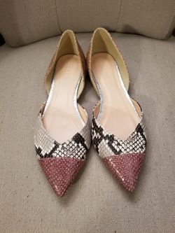 New J.Crew Snakeskin Flats