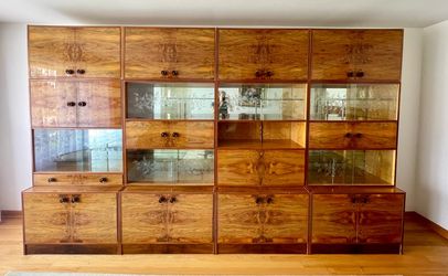 Huge Vintage Mid-Century Modern Modular Wall Unit System