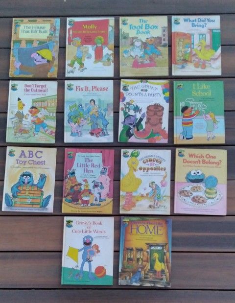 Hardcover Sesame Street Book Club Book Collection - 14 Books
