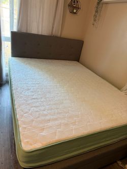 Bed Frame And Mattress QUEEN SIZE