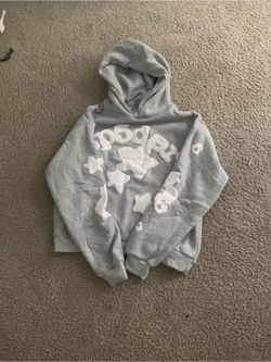 Sp5der hoodie grey