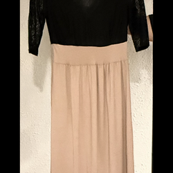Black and tan dress - Size: S