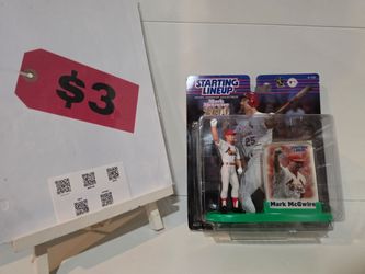Mark McGwire
St Louis Cardinals
Starting Lineup 
2000 Commemorative
Figurine Card Stand
CIB
Hasbro
MLB