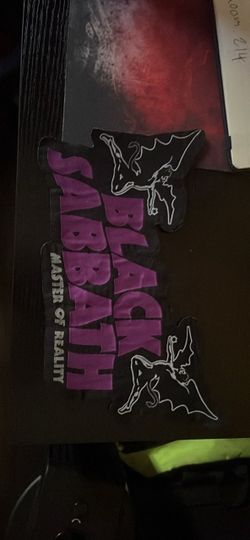 Black sabbath oversized patch