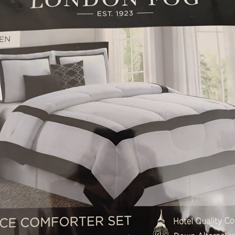 New Queen Bed Spread Comforter With Pillow Shams