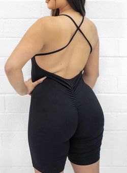 Large Stretchy Romper/shorts New Tag 