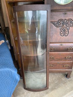 Antique Salt And Pepper Cabinet
