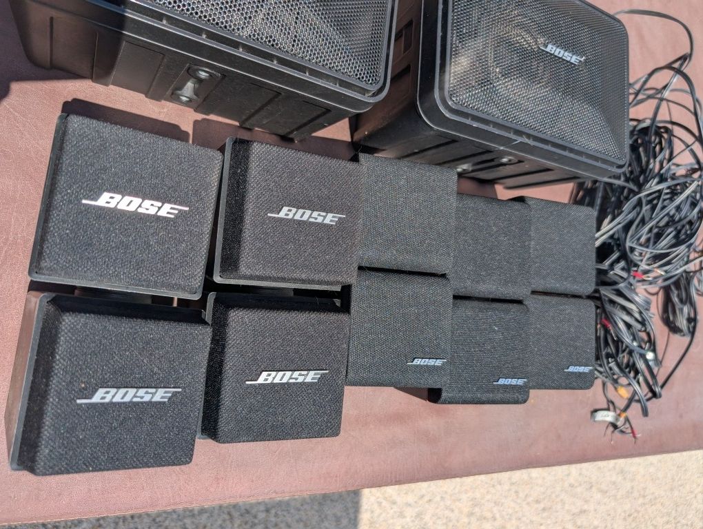 7 Bose Surround Sound Speakers