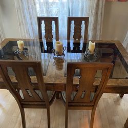 Beautiful Formal Dining Set With Hutch