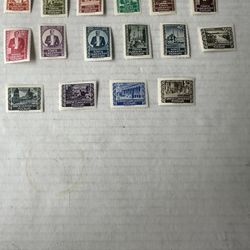 Turkey Complete Set Of Stamps Total Of 16 Mint Hinged 