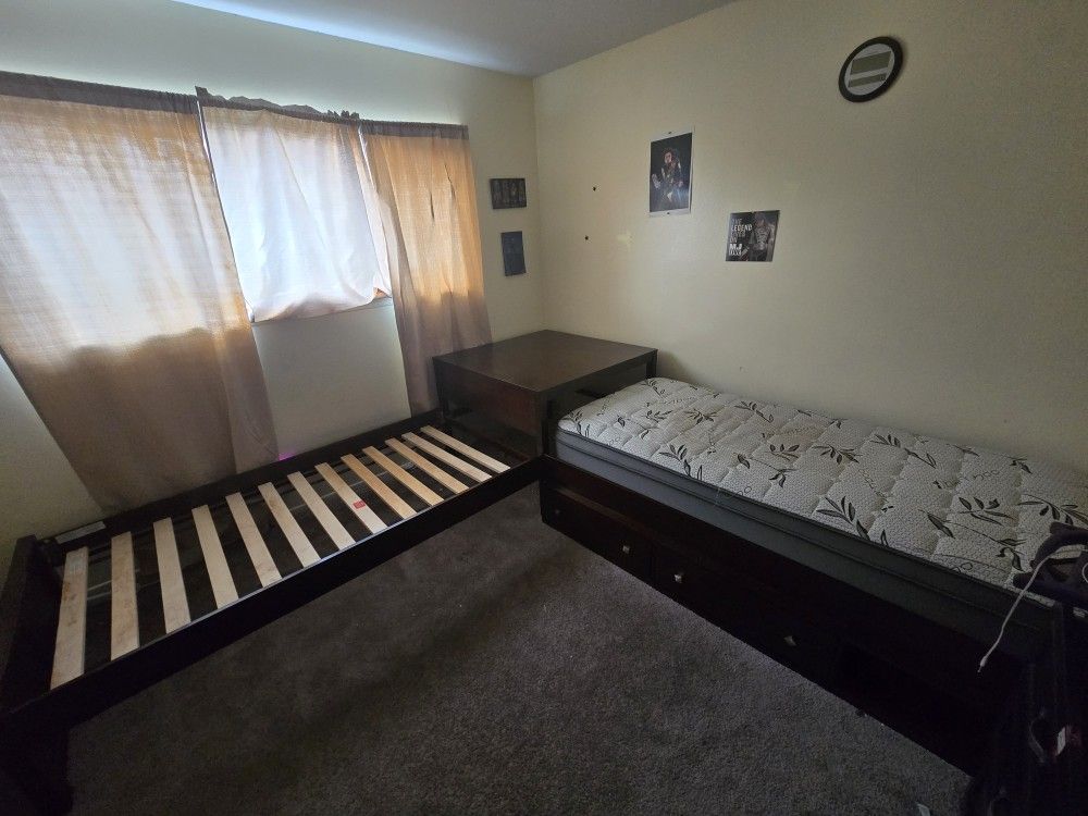 L Shaped Twin Bed Frame