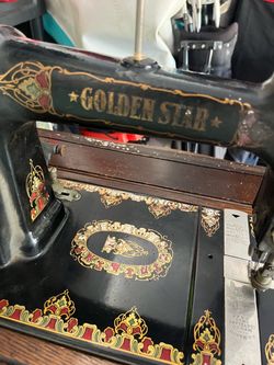 Antique Golden Star Treadle Sewing Machine