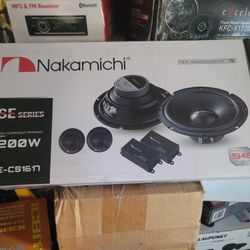 NAKAMICHI 6.5" COMPONENT SET NEW