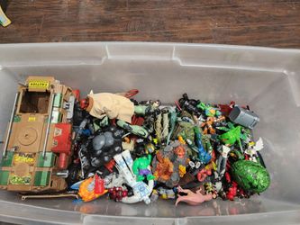 Lot of collectible action figures