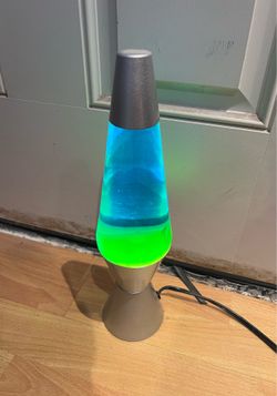 Blue and Green Lava Lamp