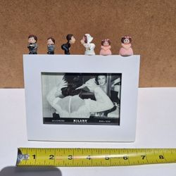 Bride Groom And Wedding Party Picture Frame