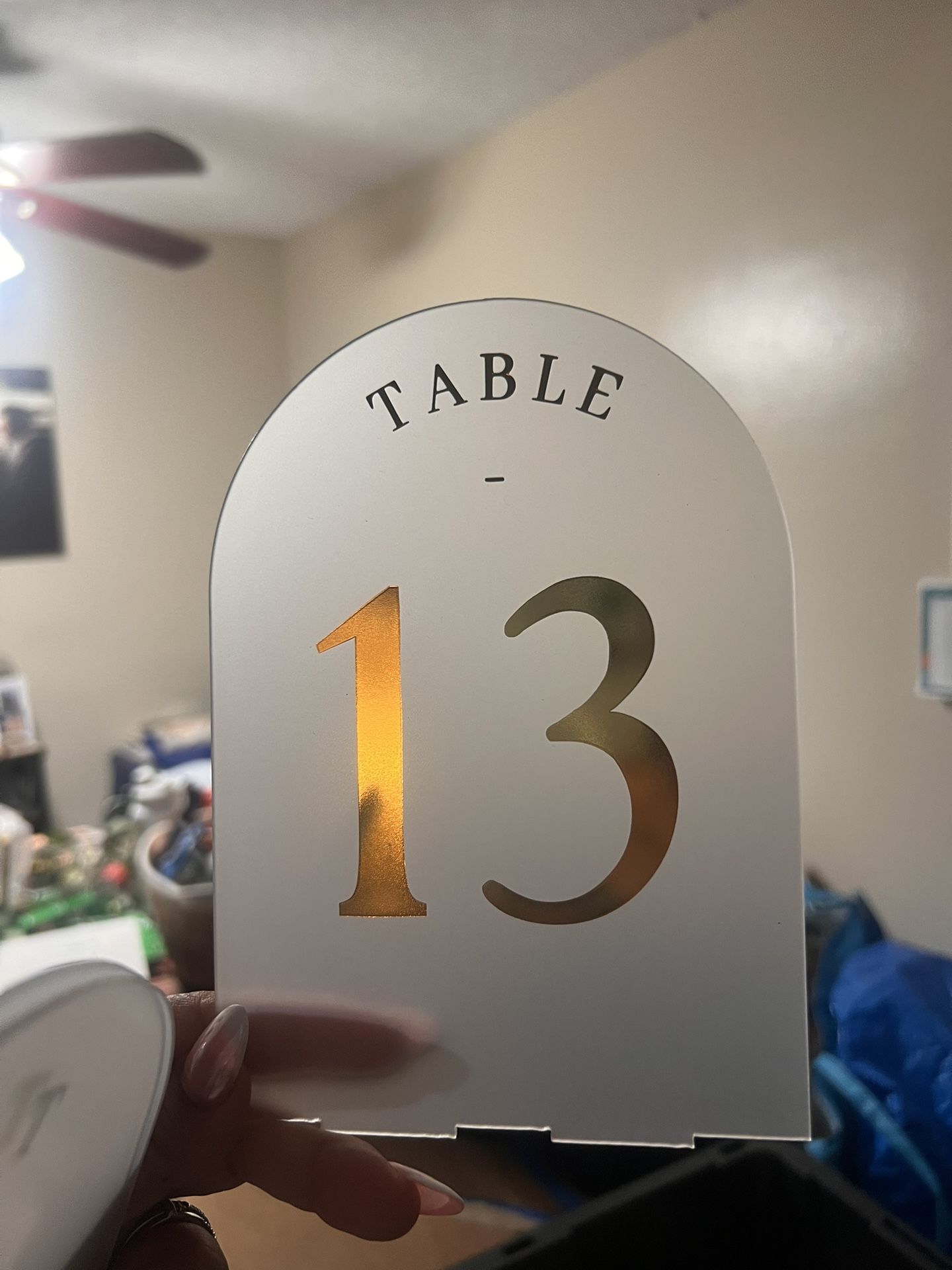 Table Numbers 1-15