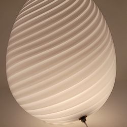 Vintage Vetri Egg Lamp