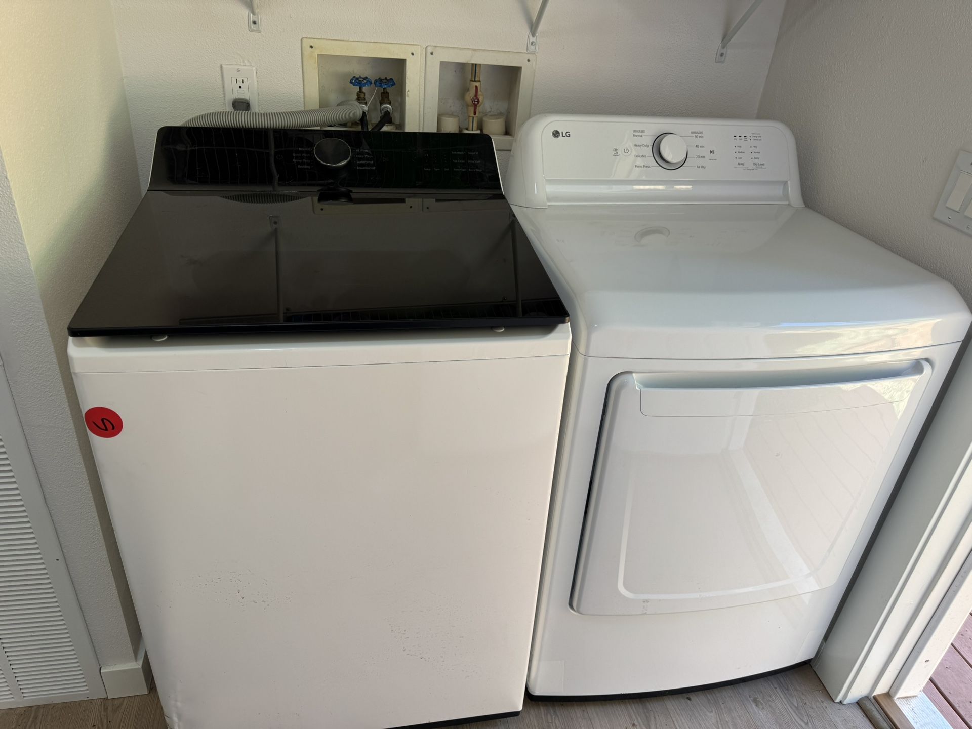 Brand New Washer And Dryer! Came With House.