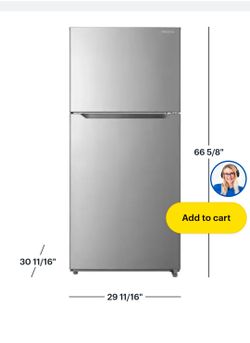 INSIGNIA STAINLESS STEEL REFRIGERATOR