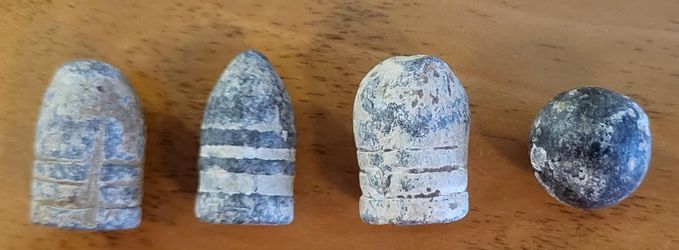 Civil War Mini Balls and Round Shot from the Battle of Gettysburg, PA