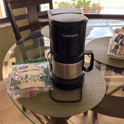 Cuisinart 4-Cup Coffeemaker with Stainless-Steel Carafe (Model DCC-450BK)