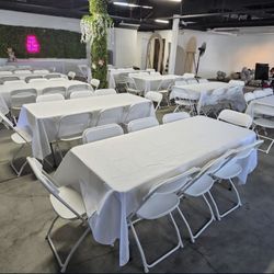 Chairs, Tables, Bouncy Castles And Tacos