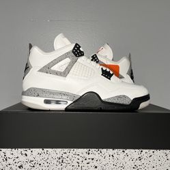 Jordan 4 White Cement