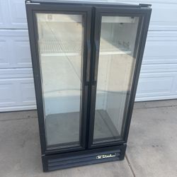 True Glass 2-Door Merchandise Refrigerator 