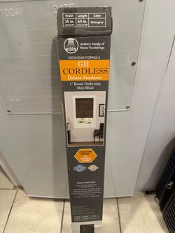 Cordless blinds W 35” L 64”